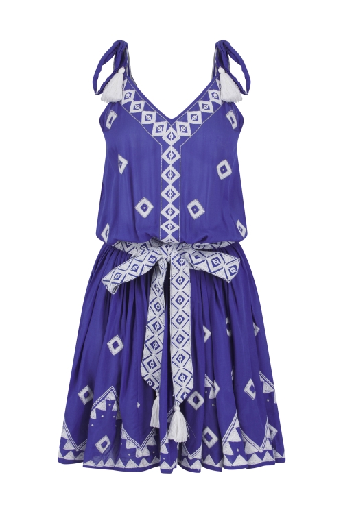 Amber Mini Dress Cobalt