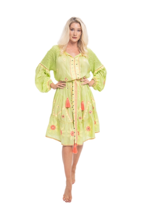 Bou Dress Lime