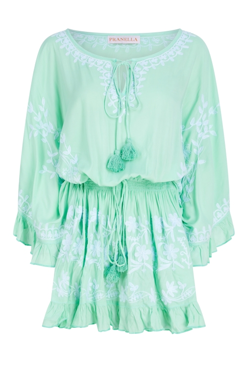 Lolly Mini Kaftan Aqua