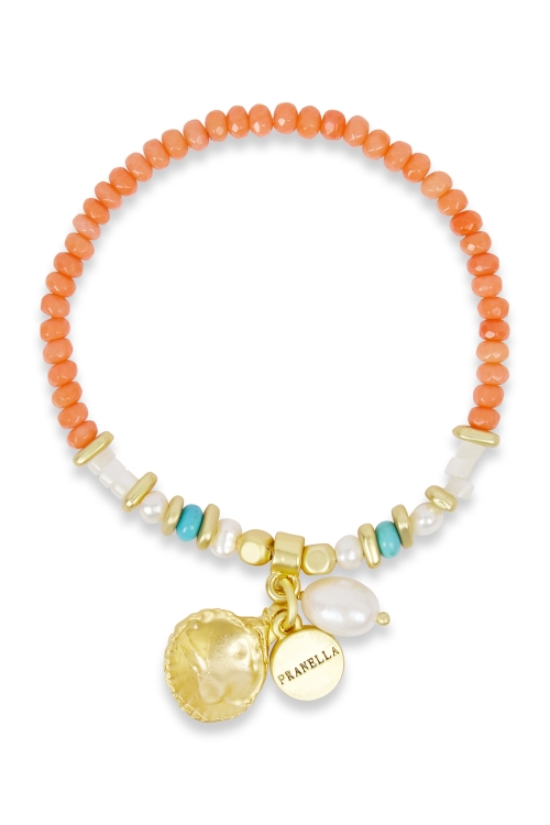 Madelyn Coral Shell Bracelet
