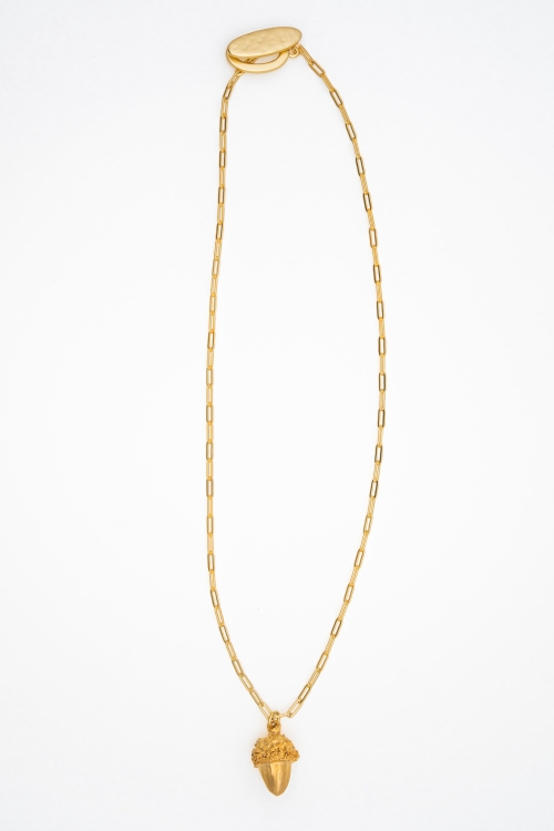 Mendes Chain Acorn Necklace