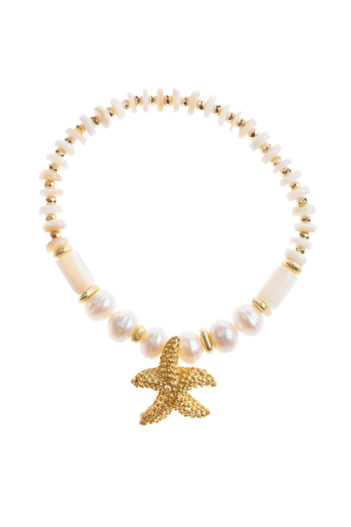 Shelbie Pearl Starfish Bracelet