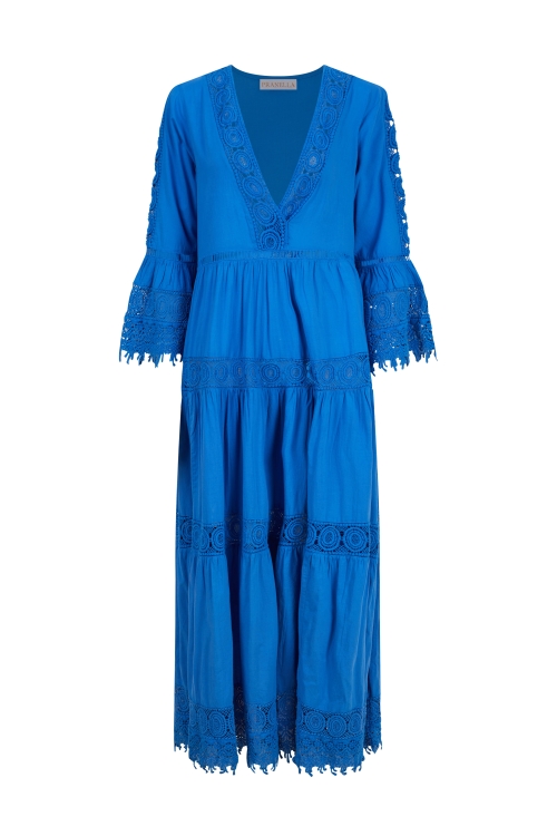 Rebel Maxi Dress Greek Blue