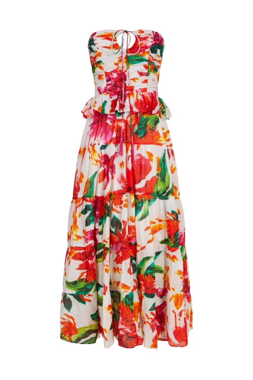 Rocky Maxi Dress Peony Splash