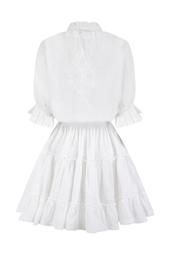 Amar White-White Dress