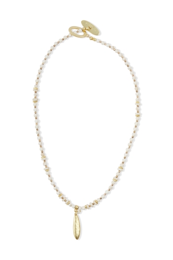 Blanc Oval Necklace