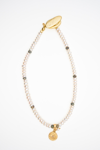 Bessie Pearl Choker Necklace