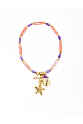 Carnation Starfish Bracelet