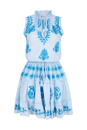 Celon Mini Dress Sky Blue