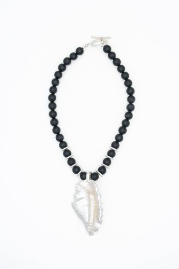 Coal Shell Necklace