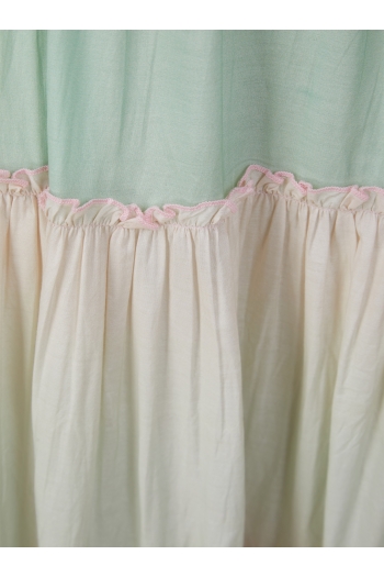 Jinka Maxi Dress Mint-Pink Ombre