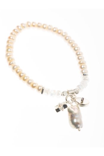 Lotus Pearl Bracelet