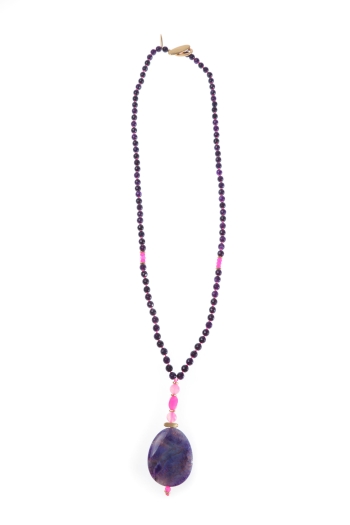 Murcia Purple Stone Necklace