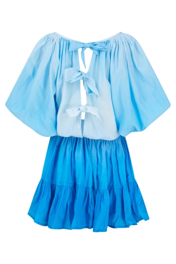 Mulan Mini Dress Blue Ombre