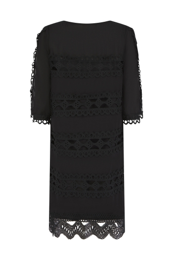 Swarovski Olive Black Net Dress – passarellas.shop