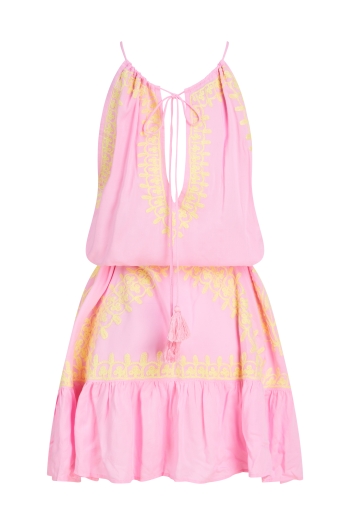 Poppy Mini Dress Pink-Lemon