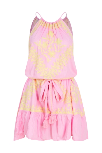 Poppy Mini Dress Pink-Lemon