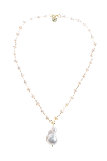 Chacha Pearl Chain Necklace