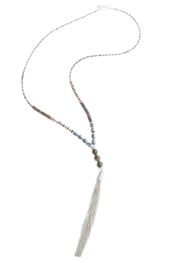 Cypress Tassel Necklace