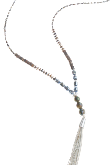 Cypress Tassel Necklace