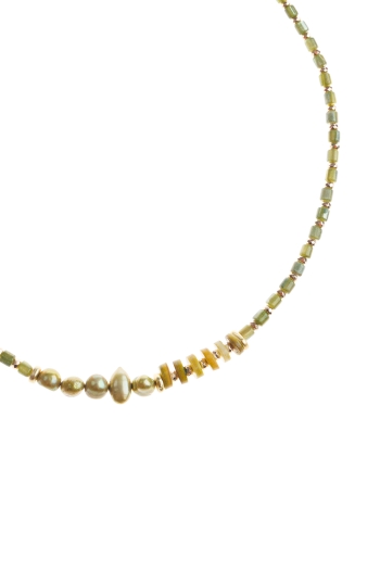 Pesto Pearl Choker Necklace