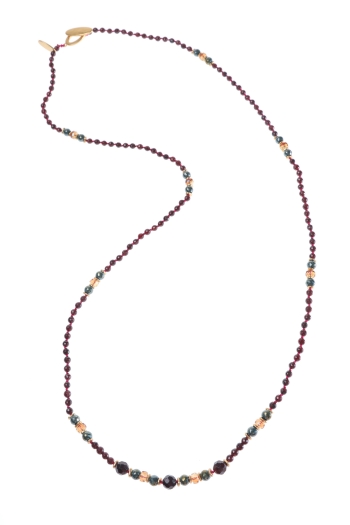 Ruby Crystal Maxi Necklace
