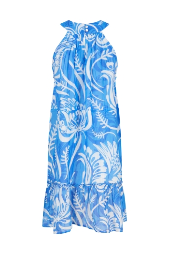 Sarina Mini Dress Aegean Blue