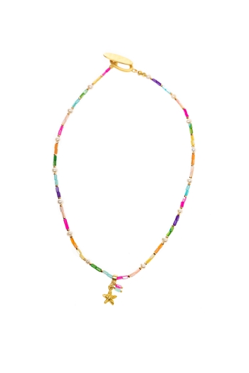 Sherbet Starfish Necklace