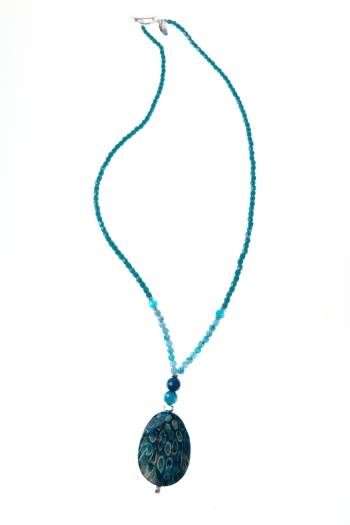 St Lucia Stone Necklace