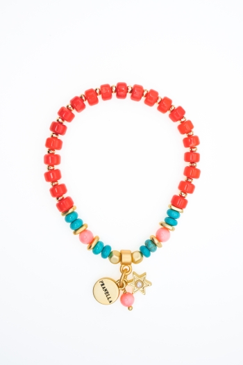 Sunrise Coral Star Bracelet