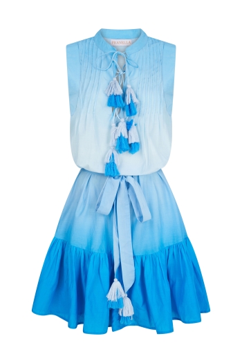 Tabby Dress Blue Ombre
