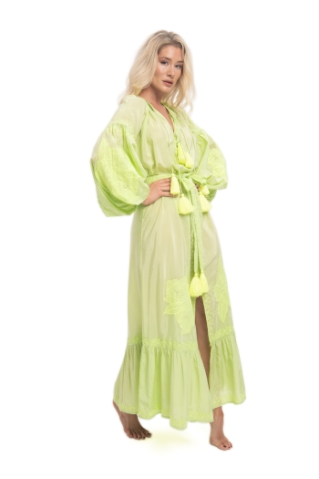 Taffi Maxi Dress Lime