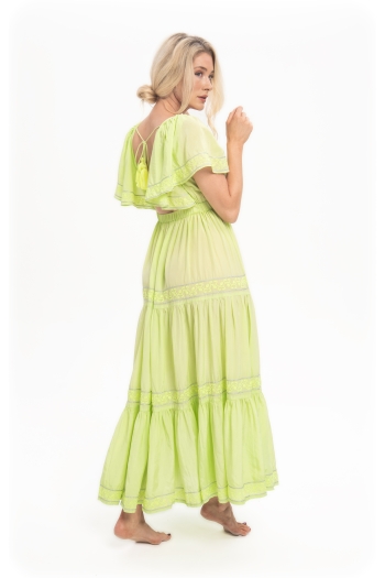 Tilly Maxi Dress Lime